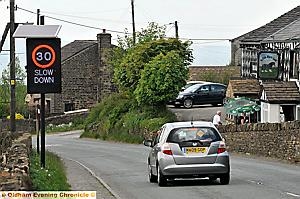 DANGER bends: Buckstones Road is full of twists and turns
DANGER bends: Buckstones Road is full of twists and turns