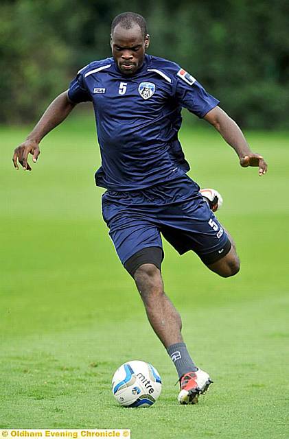 Jean-Yves Mvoto, Athletic’s increasingly confident defender. Jean-Yves Mvoto, Athletic’s increasingly confident defender.