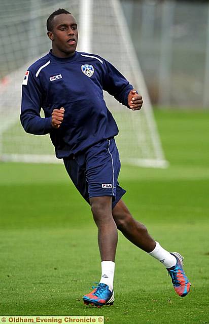 JORDAN SLEW . . . set to make his first appearance for Athletic in the Capital One Cup tonight. JORDAN SLEW . . . set to make his first appearance for Athletic in the Capital One Cup tonight.