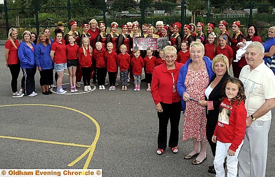 The Buckley Belles hand over a cheque for £4,000 to Natalie’s family
The Buckley Belles hand over a cheque for £4,000 to Natalie’s family