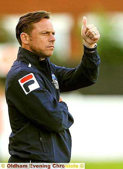PAUL DICKOV’S Athletic side were beaten 5-0 at MK Dons last season. 
