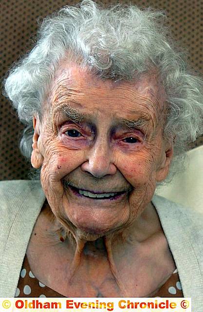HAPPY birthday . . . Hilda Jackson, 109 

