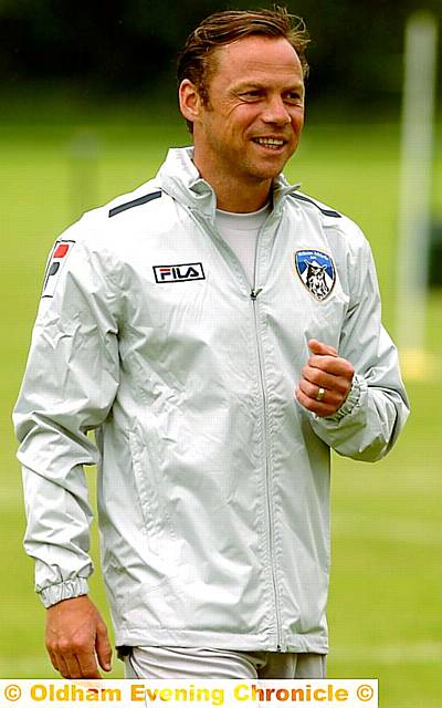 PAUL DICKOV: on the verge of his third season in charge at Boundary Park. 