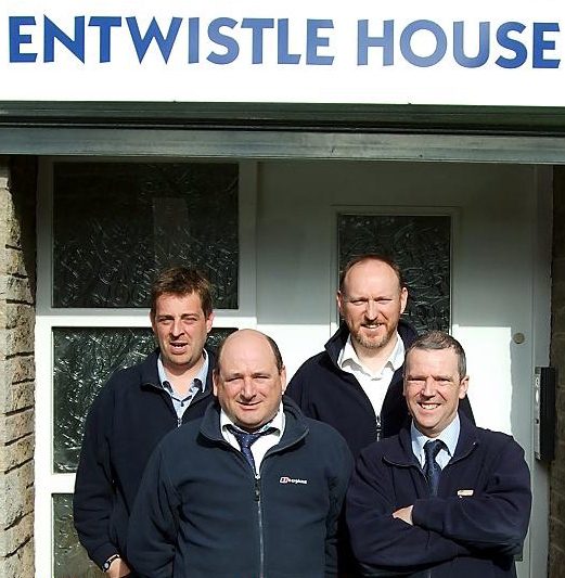 A MOVE to Oldham has paid off for the team from Entwistle . . . (from the left) contracts manager Guy Owen, director Mike Bentley, director Barry McLoughlin and Alan Penketh, estimator
A MOVE to Oldham has paid off for the team from Entwistle . . . (from the left) contracts manager Guy Owen, director Mike Bentley, director Barry McLoughlin and Alan Penketh, estimator