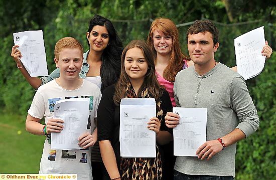 Hulme high-flyers: (from left) Harry Milnes, Rea Patel, Sophie Dunne, Sarah Kent and Daniel Mills
Hulme high-flyers: (from left) Harry Milnes, Rea Patel, Sophie Dunne, Sarah Kent and Daniel Mills