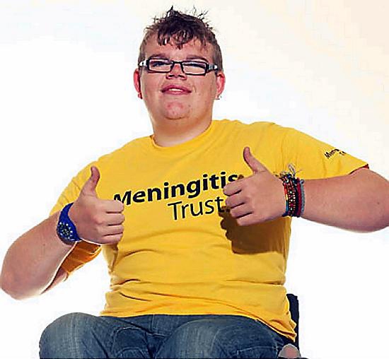 INSPIRATIONAL . . . Alex shortly after being chosen as a Meningitis Trust Young Ambassador INSPIRATIONAL . . . Alex shortly after being chosen as a Meningitis Trust Young Ambassador