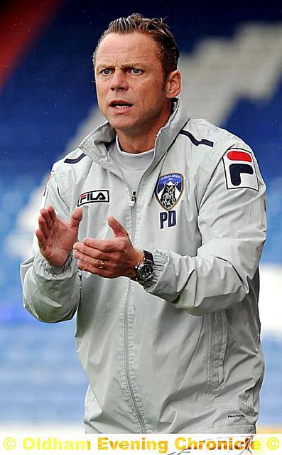 Paul Dickov: confident results will pick up. 