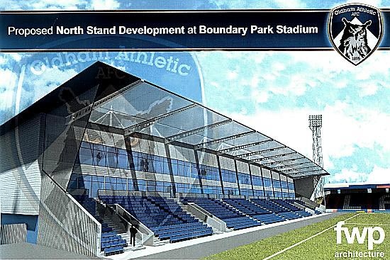 Artist's Impression of the new stand Artist's Impression of the new stand