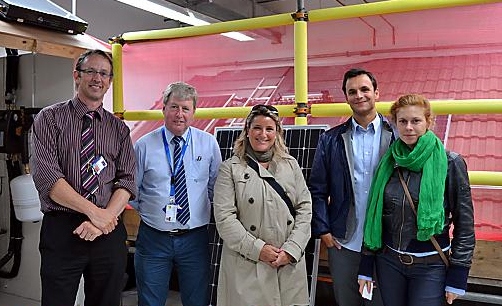 BUSINESS boost . . . John Eley and Tony Ganner from Oldham College with Ana Santillan from Madrid, Santiago Donat from Valencia and Erika Toth from Hungary
BUSINESS boost . . . John Eley and Tony Ganner from Oldham College with Ana Santillan from Madrid, Santiago Donat from Valencia and Erika Toth from Hungary