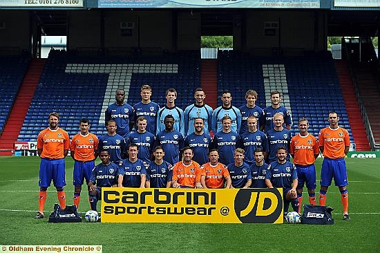 Oldham Athletic: new season team picture
Oldham Athletic: new season team picture