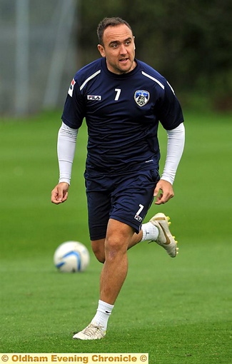 BACK WITH LATICS: On-loan Derby winger Lee Croft is aiming high this season. BACK WITH LATICS: On-loan Derby winger Lee Croft is aiming high this season.