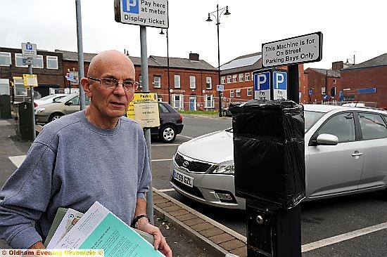 VICTORY . . . motorist Allan Gibson won his case against Oldham Council