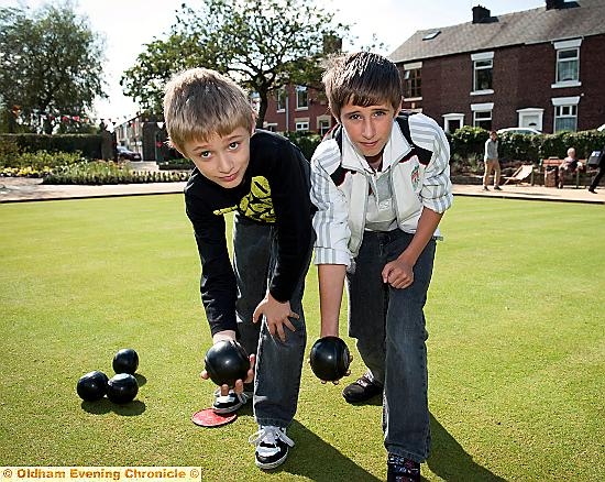 BOWLED over . . . Philip and Adrian Munday  

