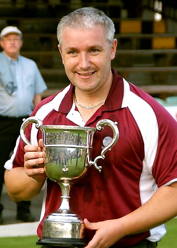 Bowler Gary Ellis wins 'Champion of Champions'.
Bowler Gary Ellis wins 'Champion of Champions'.