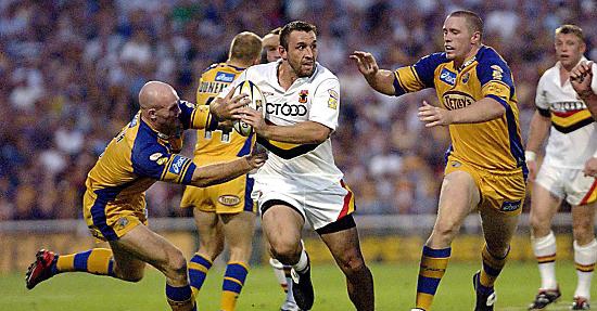 SCOTT Naylor (centre) in action for Bradford Bulls.
SCOTT Naylor (centre) in action for Bradford Bulls.