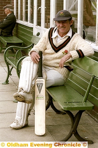 FREE-SCORING batsman Harry Pilling pictured in his Lancashire gear in 1986 FREE-SCORING batsman Harry Pilling pictured in his Lancashire gear in 1986