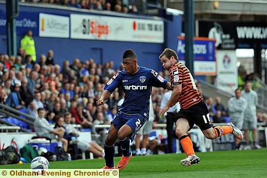 COOL AND COMPOSED: right-back Reece Wabara has already shown his excellence in an Athletic shirt. COOL AND COMPOSED: right-back Reece Wabara has already shown his excellence in an Athletic shirt.