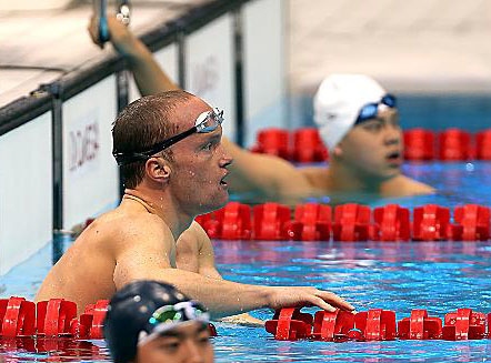 BEN Procter is pictured after the men's 200m freestyle S14 final at the Aquatics Centre in London. 