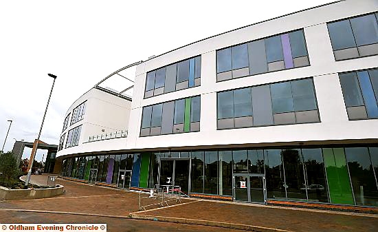 STATE-of the-art: Newman College which will not be ready in time for the new term
STATE-of the-art: Newman College which will not be ready in time for the new term