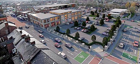 AN artist’s impression of the new Royton centre
AN artist’s impression of the new Royton centre