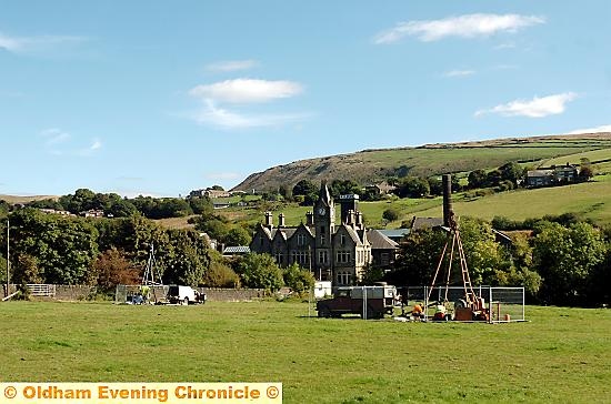 The former Shaw Pallets factory in Diggle - site of the new school  

