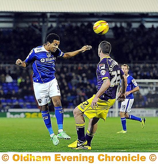 Heading the challenge . . . Korey Smith is convinced Athletic can tame Wolves.