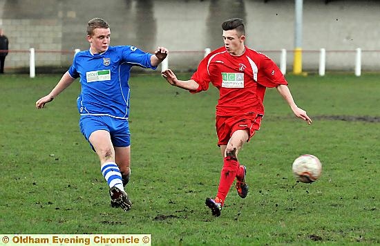 Livewire . . . Niall Sultan (right) in action for Chadderton this season.
Livewire . . . Niall Sultan (right) in action for Chadderton this season.