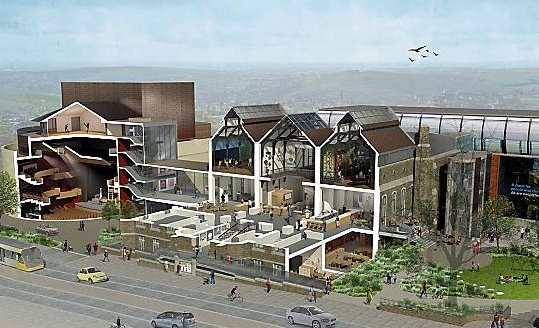 CULTURAL quarter . . . the new theatre and heritage centre
