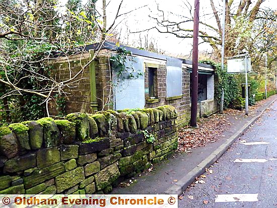 LOO with a view . . . the former toilet block near The Clarence in Greenfield 
