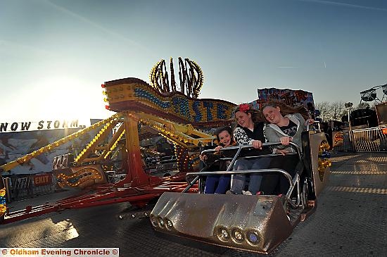 Carmen Kay, Levi Dawson and Chelsea Dawson having a great time. 
