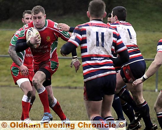 JOSH Brown makes a break for Waterhead
JOSH Brown makes a break for Waterhead