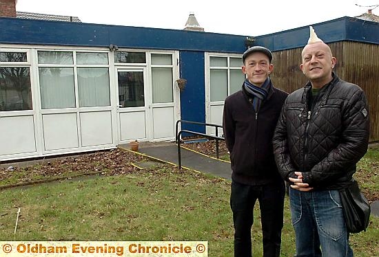 New Arts Hub planned in the former Citizens Advice Bureau in Failsworth. Co-directors Jason Bromley (left) and Paul Burgess. 
