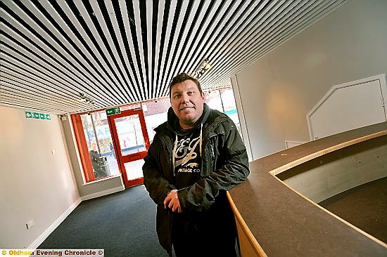 Mark will perform new comedy “I Love Oldham” in an empty shop in Oldham town centre
Mark will perform new comedy “I Love Oldham” in an empty shop in Oldham town centre