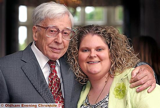 Louise Brown with ‘grandfather’ Professor Sir Robert Edwards
Louise Brown with ‘grandfather’ Professor Sir Robert Edwards