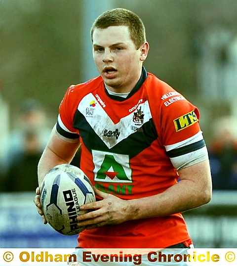 HIGH HOPES . . . Oldham’s Adam Files. HIGH HOPES . . . Oldham’s Adam Files.