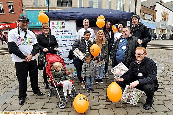 GETTING the message across - the Action Oldham team
GETTING the message across - the Action Oldham team