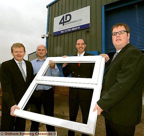 4D Enterprises in action (l-r) Mike Braddock, Steve Wright, Steve Bottomley and Pat Mellor
4D Enterprises in action (l-r) Mike Braddock, Steve Wright, Steve Bottomley and Pat Mellor