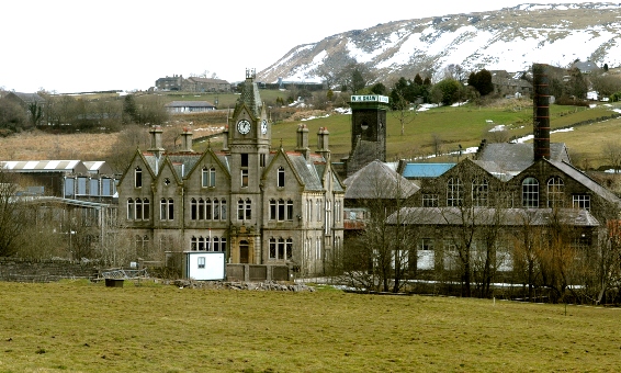 SCHOOL plans: the former Diggle pallet works 
