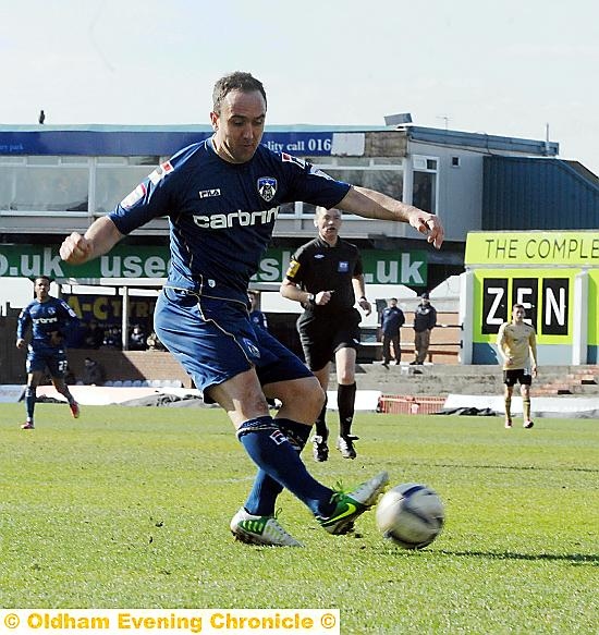 LEE CROFT . . . may have to settle for a place on the substitutes’ bench after missing Saturday’s game against Carlisle with a foot injury. 