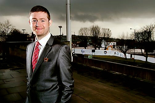 MESSAGE of hope . . . council leader Jim McMahon MESSAGE of hope . . . council leader Jim McMahon