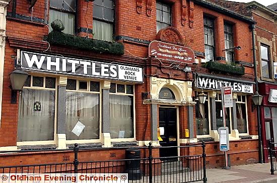 Whittles pub: may continue as a music venue 
