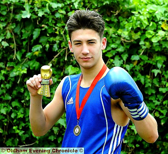 PUNCHING POWER: Danny Wright earned a unanimous decision in the 63kg final.  
