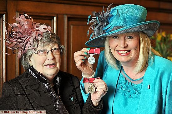 DELIGHTED . . . Margaret Hardy (left) and Richelle Walsh with their medals
DELIGHTED . . . Margaret Hardy (left) and Richelle Walsh with their medals