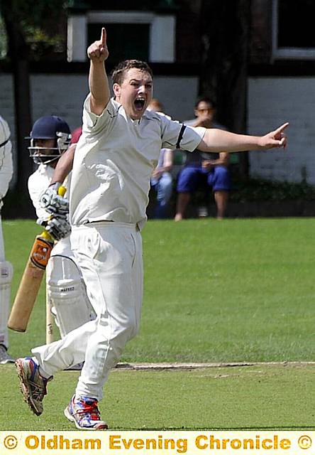 PLENTY TO SHOUT ABOUT: Joe Taylor has impressed with bat and ball for Werneth this season. PLENTY TO SHOUT ABOUT: Joe Taylor has impressed with bat and ball for Werneth this season.