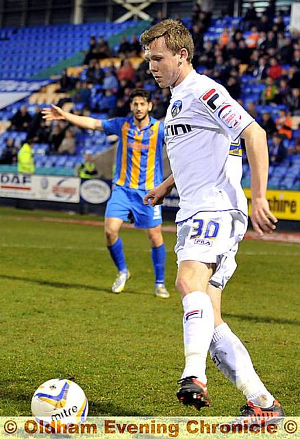 STAYING PUT . . . Joe Cooper (above) has put pen to paper on his first professional contract. 
