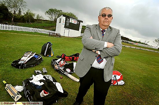 TAXING TIMES . . . Austerlands committee man Neil Cadd admits the club could have closed. TAXING TIMES . . . Austerlands committee man Neil Cadd admits the club could have closed.