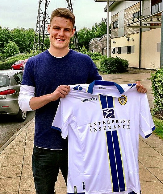 Matt Smith signs for Leeds. Picture courtesy Leeds United Matt Smith signs for Leeds. Picture courtesy Leeds United