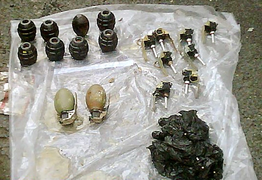 Killer Cregan’s grenade stash 