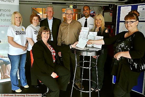 OPEN for business . . . from left, Bobbie Harvey and Debra Ashton (Utility Warehouse), Julie Crowley (Clear Mind), Clive Ellis (Access Health Insurance), Stephen Hendren (Well Paid), Marcus Abraham (Inner Transformation), Sandra Goulden (Limo Lounge) and member of the public Lisa Gee
OPEN for business . . . from left, Bobbie Harvey and Debra Ashton (Utility Warehouse), Julie Crowley (Clear Mind), Clive Ellis (Access Health Insurance), Stephen Hendren (Well Paid), Marcus Abraham (Inner Transformation), Sandra Goulden (Limo Lounge) and member of the public Lisa Gee