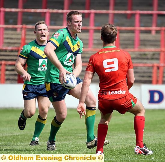 JASON BOULTS: leader of the pack - here against North Wales Crusaders JASON BOULTS: leader of the pack - here against North Wales Crusaders